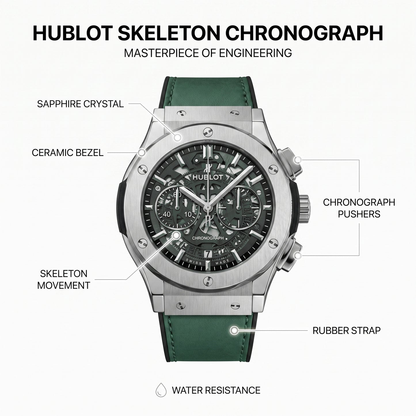 Hublot Luxury Watch For Men