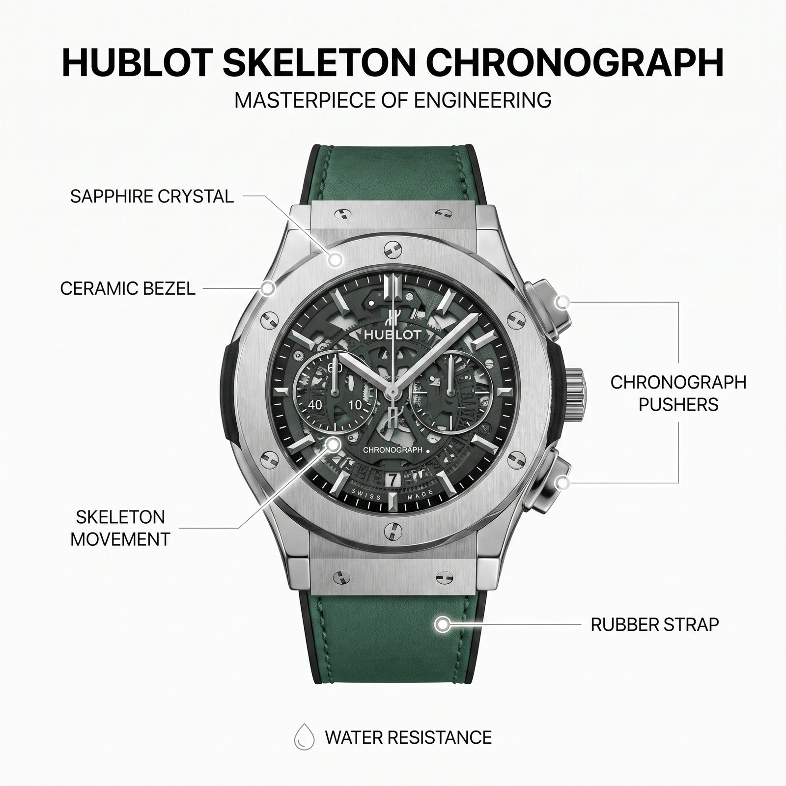 Hublot Luxury Watch For Men