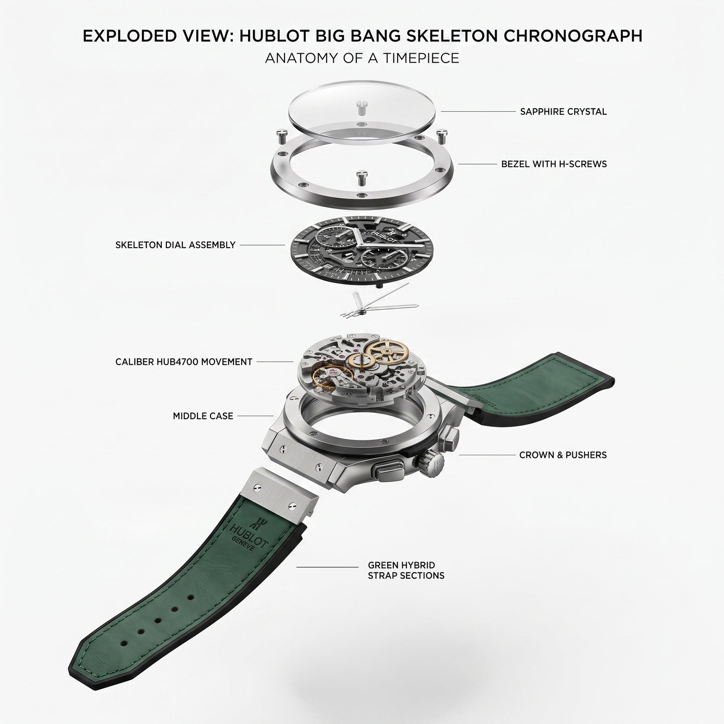 Hublot Luxury Watch For Men