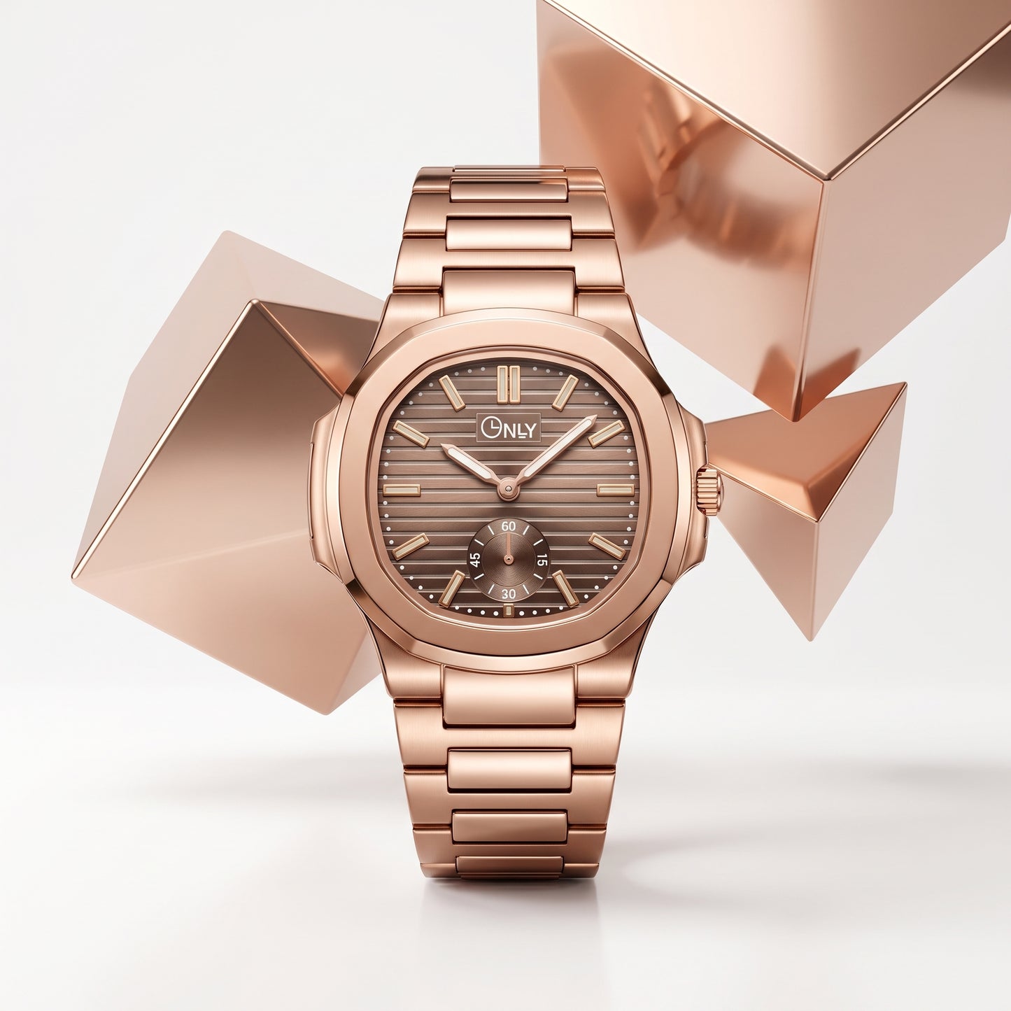 ONLY® Prestige-X Luxury Rose Gold Watch For Men
