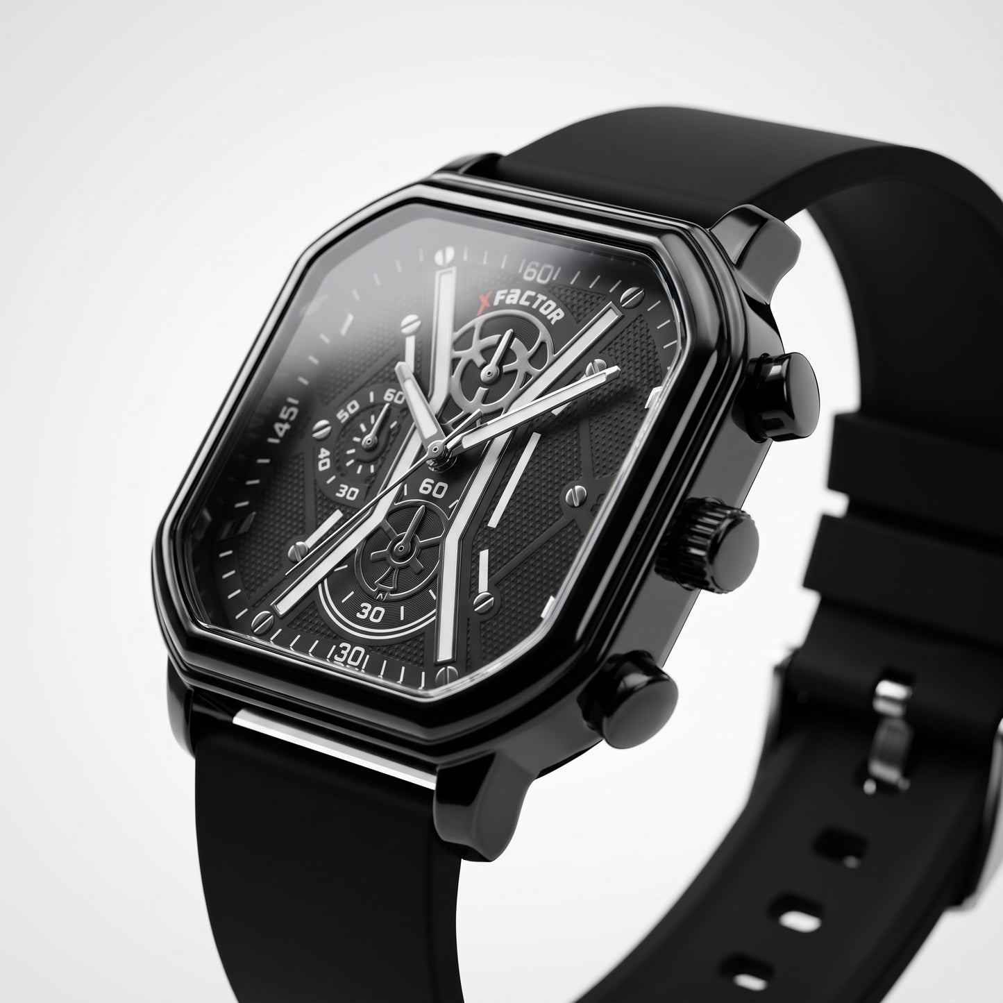 XFACTOR® Onyx Octane Quartz Chronograph Watch For Men